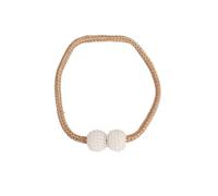 1/2/4/6/8 Pezzi 8-1 Pezzo Fermatende magnetici con Perle Fibbia Accessori Decorativi a Sfera appesi(Camel,4PCS)