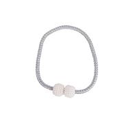1/2/4/6/8 Pezzi 8-1 Pezzo Fermatende magnetici con Perle Fibbia Accessori Decorativi a Sfera appesi(Szary,1PC)