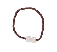 1/2/4/6/8 Pezzi 8-1 Pezzo Fermatende magnetici con Perle Fibbia Accessori Decorativi a Sfera appesi(Brown,1PC)