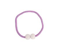 1/2/4/6/8 Pezzi 8-1 Pezzo Fermatende magnetici con Perle Fibbia Accessori Decorativi a Sfera appesi(Purple,2PCS)