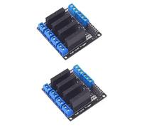1/2/4/6/8-way 5 V High and Low level trigger solid state module DC control AC 250 V2 A (2 pezzi CH4 alto livello, 5 V)