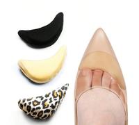 1/2/4/6 Paia di Cuscinetti per Tacco Alto, Cuscinetti per la Parte Anteriore del Piede Spessi e Morbidi, Cuscinetti Ammortizzanti per Alleviare il Dolore, Taglia Scarpa Regolabile - 6/3/2/1 Paia Beige