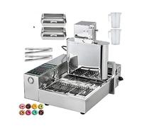 1/2/4/6 Righe Ciambella Elettrica Waffle Maker Completamente Automatico Crepe Panino Friggitrice Macchina Da Cucina Apparecchio di Cottura Commerciale(7L 6000W,Grey)
