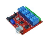 1/2/4/8 canali 10A PC interruttore di controllo USB modulo relè azionamento libero programmabile controllo computer computer interruttore di controllo USB driver PC controller intelligente (24 V 4