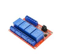 1 2 4 8 canali 5V 12V 24V Schermatura scheda modulo relè con accoppiatore ottico(4 Channel Relay 24V)