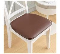 1/2/4 Pack Brown Leather U-Shape Dining Chair Cushions Comfortable Anti-Slip Seat Pads for Kitchen Chairs Home & Restaurant Use 1 Piece