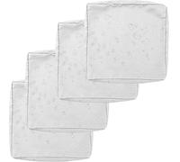 1/2/4-Pack Fodera Impermeabile per Divano con Cerniera,50x50 60x60 Copriseduta Divano da Giardino Esterno Rimovibili Coprisedile per Patio Giardino Sedili e Mobili(grigio chiaro,60x55x10cm(4pcs))