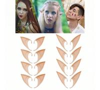 1/2/4 paia di orecchie da elfo, fate e folletti per cosplay - punte morbide appuntite, accessori per travestimento per feste a tema anime, maschere, Ognissanti, Natale, decorazioni per la casa, regali