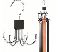 1/2/4 pezzi Appendicintura, 6 ganci, Organizer per cinture da armadio rotante a 360°, Accessori salvaspazio per reggiseni, canotte, cravatte, sciarpe, portafogli, Festa per la rivelazione del sesso, P