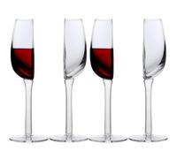 1/2/4 Pezzi Bicchieri Da Vino Cristallini - Bicchieri Da Champagne In Vetro Da 140 Ml | Novità Bicchiere Da Vino A Forma Di Metà | Bicchieri Da Vino Alti Vintage In Vetro A Stelo Lungo, Mezza Tazza