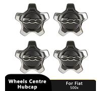 1/2/4 pezzi coprimozzo argento da 16 pollici con anello per ruote Fiat 500x coprimozzo centrale set copertura antipolvere coprimozzo ruota di ricambio 735626312