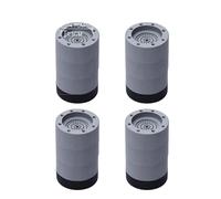1/2/4 Pezzi Piedini Antivibrazione Tappetino In Gomma Slipstop Universale For Lavatrice Frigorifero Mobili Alzata Ammortizzatori Supporto(4pcs g)