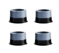 1/2/4 Pezzi Piedini Antivibrazione Tappetino In Gomma Slipstop Universale For Lavatrice Frigorifero Mobili Alzata Ammortizzatori Supporto(4pcs h)