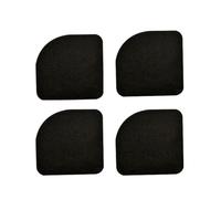 1/2/4 Pezzi Piedini Antivibrazione Tappetino In Gomma Slipstop Universale For Lavatrice Frigorifero Mobili Alzata Ammortizzatori Supporto(4pcs a)