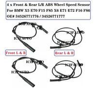 1/2/4 pezzi sensore di velocità ruota Abs per BMW X5 E70 F15 F85 X6 E71 E72 F16 F86 OE #34526771776, 34526771777, 6771777, 6771776
