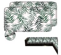 1/2/4 Piezas Copri Cuscino Divano Esterni Impermeabile, Fodere per Seduta Patio con Cerniera Rimovibili Copriseduta per Interni ed Esterni, Patio, Giardino Mobili in Rattan(#13,50x55cm(2er-Pack))