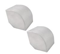 1/2/4 tappi angolari robusti in pontone, tappo angolare in pontone, parte superiore in alluminio resistente e antiruggine per accessori arrotondati, ponte galleggiante, protezione frontiera