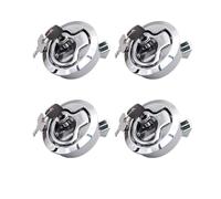 1/2/4PCS Marine Latch Door Cabinet Lock Latch Flush Door Pull Locker Hatch Latch con chiave di blocco for accessori for barche da yacht for camper(4PCS)
