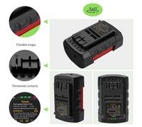 1/2/4x 6000mAh 36V Batteria per Bosch BAT810 BAT836 GSA GBA GSR GSB GKS 36 V-Li