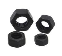 1/2/5/10/20/25/50 pezzi Dado esagonale in acciaio nero grado 8.8 M2 M2.5 M3 M3.5 M4 M5 M6 M8 M10 M12 M14 M16 M18 M20 M24(M22 1pc)