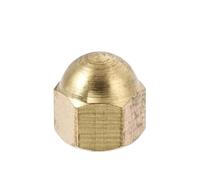 1/2/ 5/10/ 20/50 pezzi M3 M4 M5 M6 M8 M10 M12 M14 M16 Dadi esagonali in ottone con testa a cupola decorativa Dado a ghianda semicircolare(M5 (20pcs))
