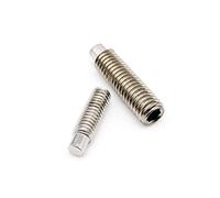 1/2/5/10/50pcs M2.5 M3 M4 M5 M6 M8 304 A2 In Acciaio Inox Testa A Brugola Esagonale A Esagono Incassato Estremità Convessa Grano Bullone Punto Cane Vite di Fissaggio (Color : 5mm, Size : M4 50pcs)