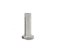 1/2/5/10 pezzi M3 M4 M5 M6 M8 M10 304 in acciaio inossidabile grande piatto esagonale con testa a esagono incassato rivetto connettore manicotto giunto dado cieco(15mm,M5 (5pcs))