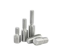 1/2/5/10 pz 304 Adattatore Filettato In Acciaio Inox Maschio a Maschio Doppia Testa Vite di Trasferimento Riduzione bullone M3 M4 M5 M6 M8 M10 M12 M14 M16 M20 Discussione completa (Size : M6x10-M8x10