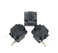 1/2/5/10pcs 2P Mouse Square Switch Button Mouse Bottons 2pin 2 Feet 07T 07K(Black spots,For 1piece)