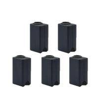 1/2/5 pezzi custodia in silicone For ELEGOO Centauri Carbon Hotend custodia protettiva for isolamento termico calzini in silicone nero(5Pcs)