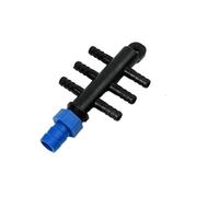 1/2/5 pezzi Filettatura 1I2 20 25 8mm 3~4 vie Connettori in plastica Divisori for tubi di irrigazione Acquario Pompa dell'aria Aeratore Distributori di tubi flessibili(Green,1Pc)