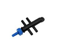 1/2/5 pezzi Filettatura 1I2 20 25 8mm 3~4 vie Connettori in plastica Divisori for tubi di irrigazione Acquario Pompa dell'aria Aeratore Distributori di tubi flessibili(Blue,1Pc)