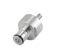 1/2/5 pezzi Homebrew Kegging Tappo di carbonatazione in acciaio inox 304 con attacco da 5/16", tipo di blocco a sfera, adatto for bottiglie di bevande analcoliche in PET(1Pc)