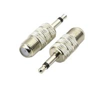 1/2/5 pezzi Jack femmina F a spina maschio mono da 3,5 mm da 1/8"(5PCS)