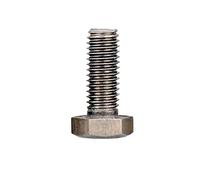 1/2/5 Pezzi M2.5 M3 M4 M5 M6 M8 M10 M12 M14 M16 Titanio Puro TA2 Esagonale Esterna Vite A Testa Lunghezza Bullone 5-100mm DIN933(90mm,1pc M14)