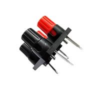 1/2/5 Pz WP4-10A 4mm Presa a Banana Jack Audio Esterno Amplificatore Altoparlante Filo Terminale a Molla Interruttore Connettore Dritto/Piegare Spille(4P Strainght Pin,2Pcs)
