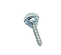 1/2/5PCS M3 M4 M5 M6 M8 M10 Acciaio al carbonio zincato Zigrinatura Testa ad alto passo Stringere a mano Vite a testa zigrinata(14mm,5pcs M4)
