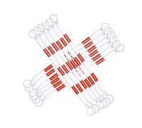 1 2 6 8 10 12 16 Confezione da 20 barre coniche stradali retrattili, pali di sicurezza riflettenti di grado tecnico da 5-10 piedi con pellicola riflettente(Red and White,12pcs)