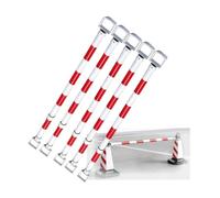 1 2 8 10 12 16 Confezione da 20 barre a cono di traffico retrattili, barre a cono di sicurezza espandibili da 4 a 6,6 piedi Barricata con pellicola riflettente(Red and White,6pcs)