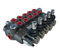 1/2 " Bsp , 1 - 7 Banca Idraulico Monoblocco Valvola, 45 Lpm , D / Agendo, Molla