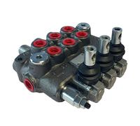 1/2 " Bsp , 1 - 7 Banca Idraulico Monoblocco Valvola, 45 Lpm , D / Agendo, Molla