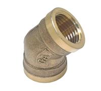 1/2" BSP Female Thread 45 Degree Elbow Brass Pipe fitting Connector Coupler