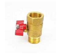 1/2" BSP Female to 1/2" BSP Male Thread Brass Ball Valve with handle PN 0.8 Mpa for Air gas water fuel