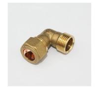 1/2" BSP male Thread Elbow Brass Fit 15mm OD Tube Coupler Adapter Connector Compression fitting