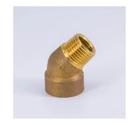 1/2" BSPP Female To Male Brass 45 Degree Elbow Pipe Fitting Coupler Connector Water Gas Oil