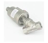 1/2" BSPT Female Normally Open 304 Stainless Actuated Pneumatic Angle Seat Steam Valve With New-Type Stainless Head