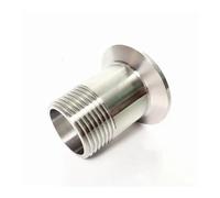 1/2" BSPT Male x 1.5" Tri Clamp SUS 304 Stainless Steel Coupler Fitting Homebrew Beer