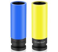 1/2" Bussola per avvitatore a impulsi per cerchi in lega, 17 / 19mm, Robusta bussola a impulsi, Chiave a bussola da 17 mm per cerchi in lega, chiave dinamometrica beta