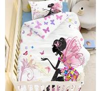 1/2 Completi copripiumino per bambini/ragazzi e ragazze con silhouette di farfalle e decorazioni a tema farfalla, set biancheria da letto incantato, reversibile 135*200,91*127,76*102,100*120,80*120,12