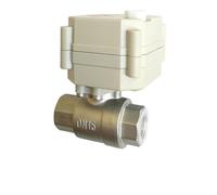 1/2'' Electric Valve DC/AC9V-24V 3/7 Wires Motorized Crane NPT/BSP thread DN15 with manual override for Agua, Brewing, plumbing(NPT_AC DC 9V-24V_CR303)